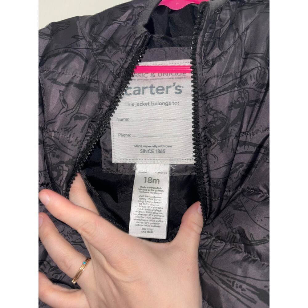 18mo Carters Puffy Jacket - Picture 2 of 3